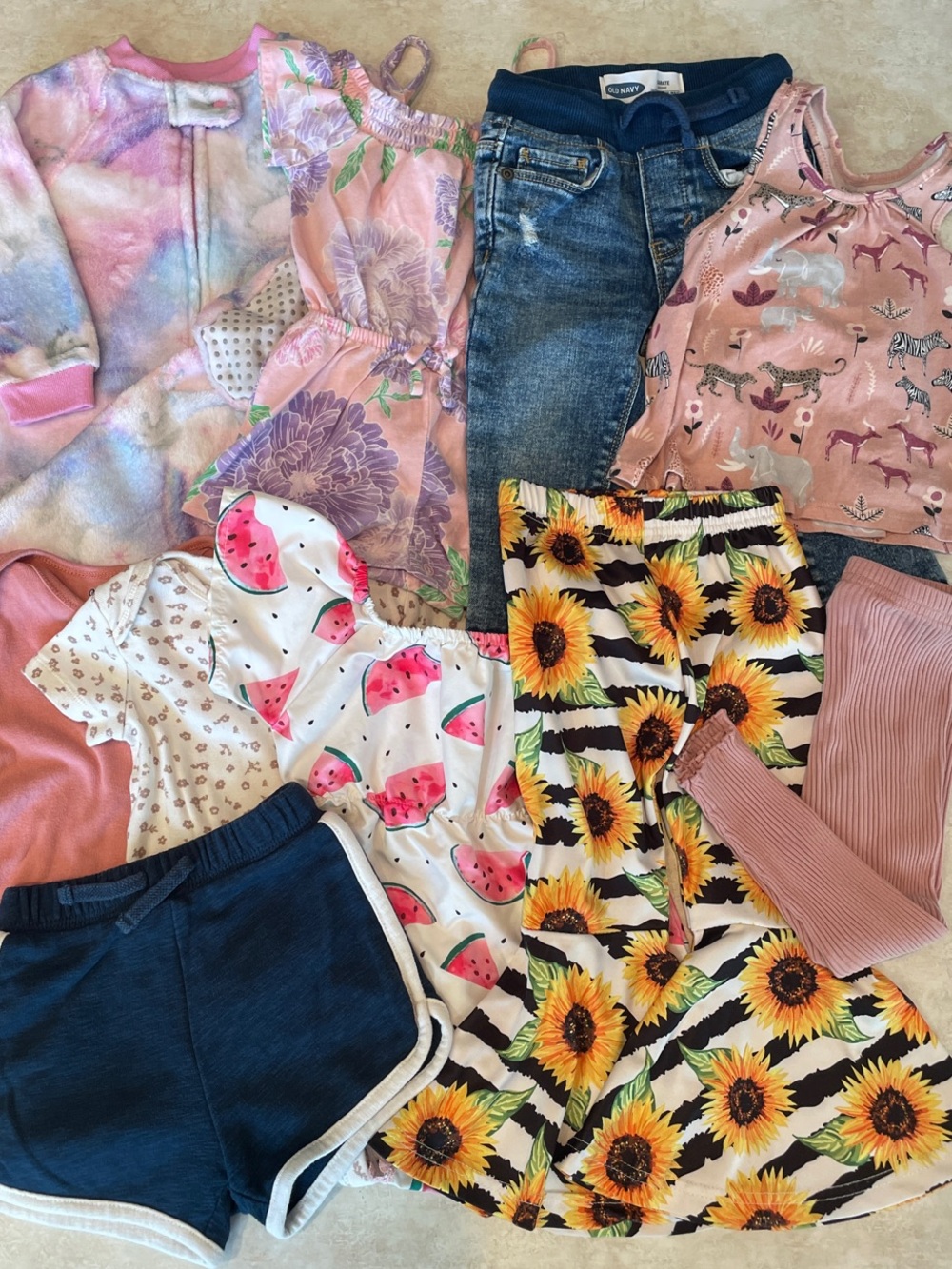 Mix of Girls Clothes 12-18 Months